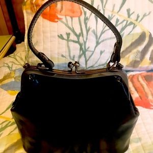 Patricia Nash Black Patent Purse